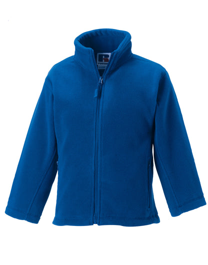 Russell Kids FZ Outdoor Fleece 8700b - Bright Royal - Customisable Fleece