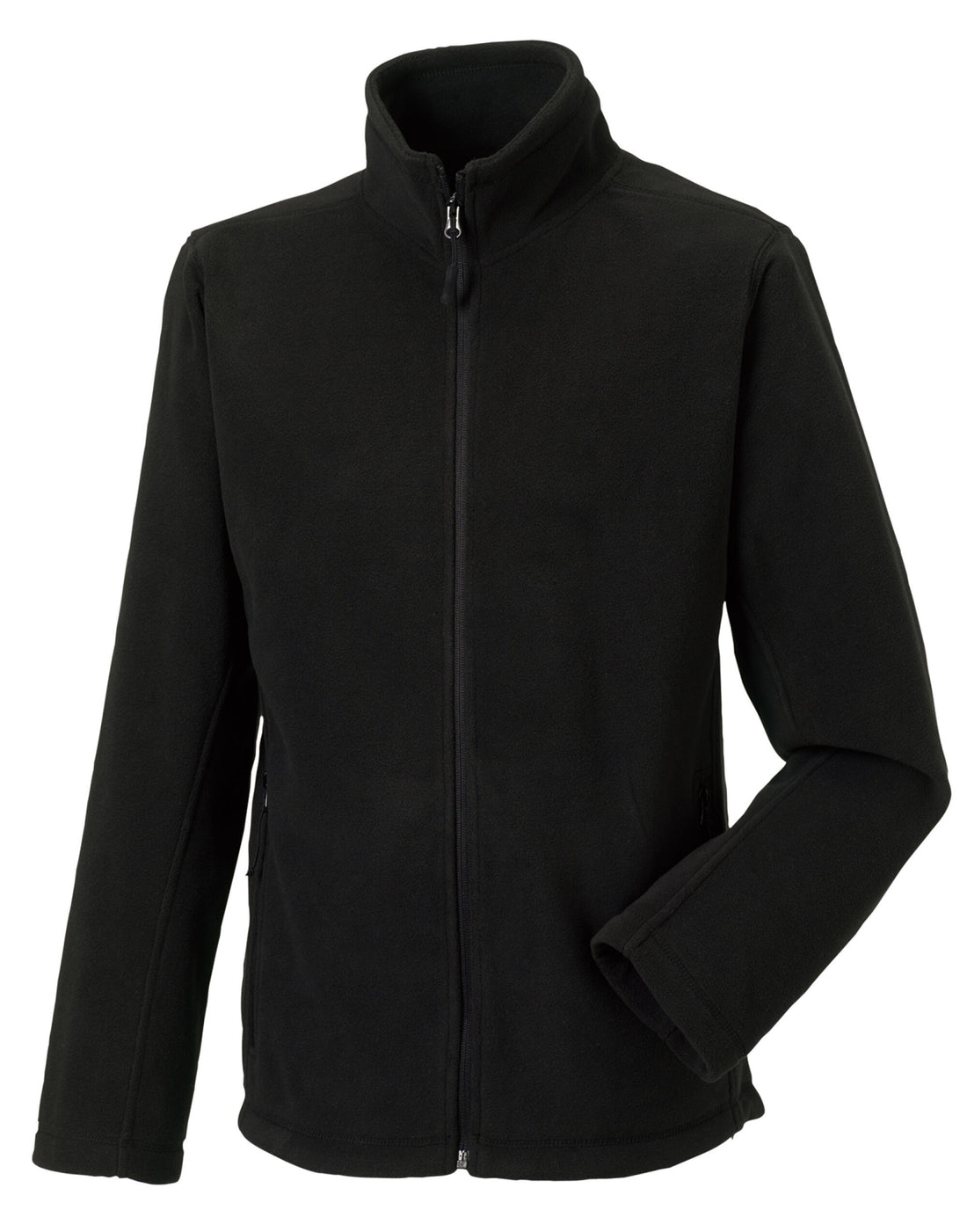 Russell Mens Full Zip Outdoor Fleece 8700M - Black - Customisable Fleece