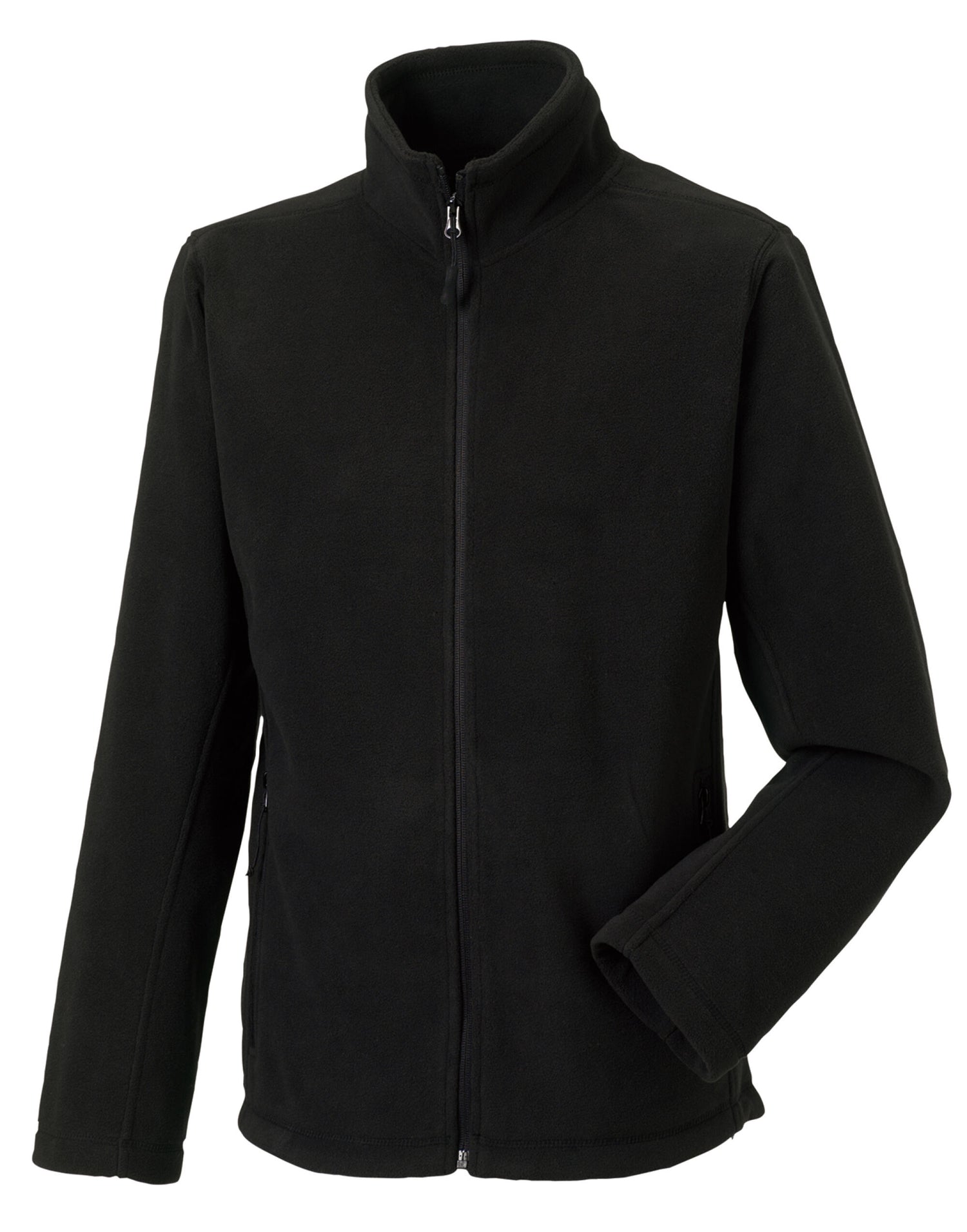 Russell Mens Full Zip Outdoor Fleece 8700M - Black - Customisable Fleece