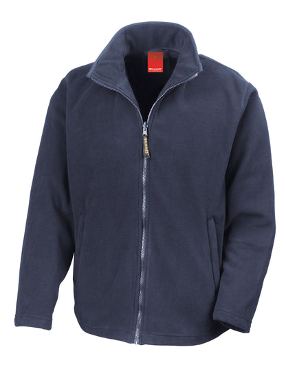 Result Mens Horizon Microfleece Jacket R115M - Navy - Customisable Jackets