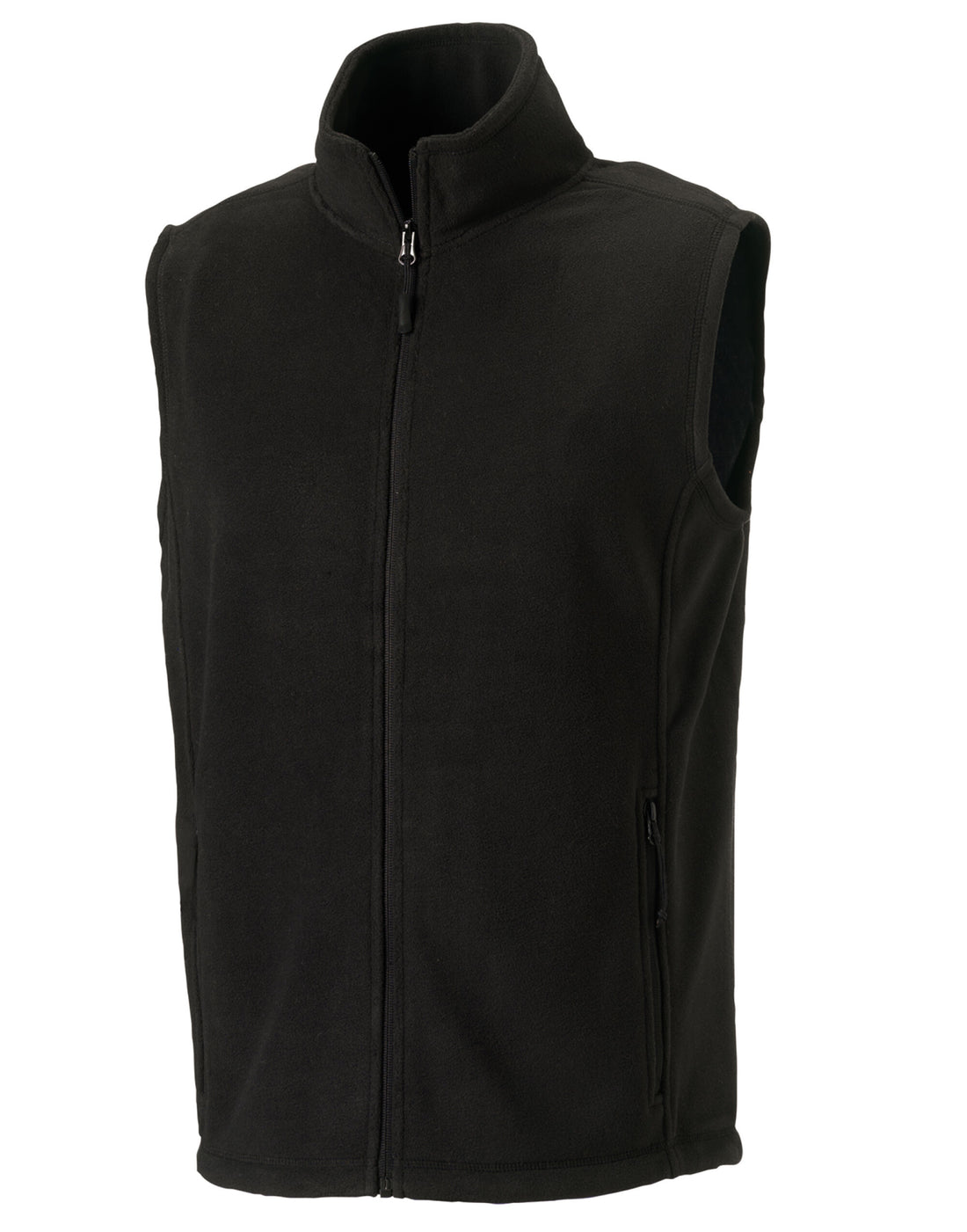 Russell Mens Outdoor Fleece Gilet 8720M - Black - Customisable Gilets &amp; Body Warmers