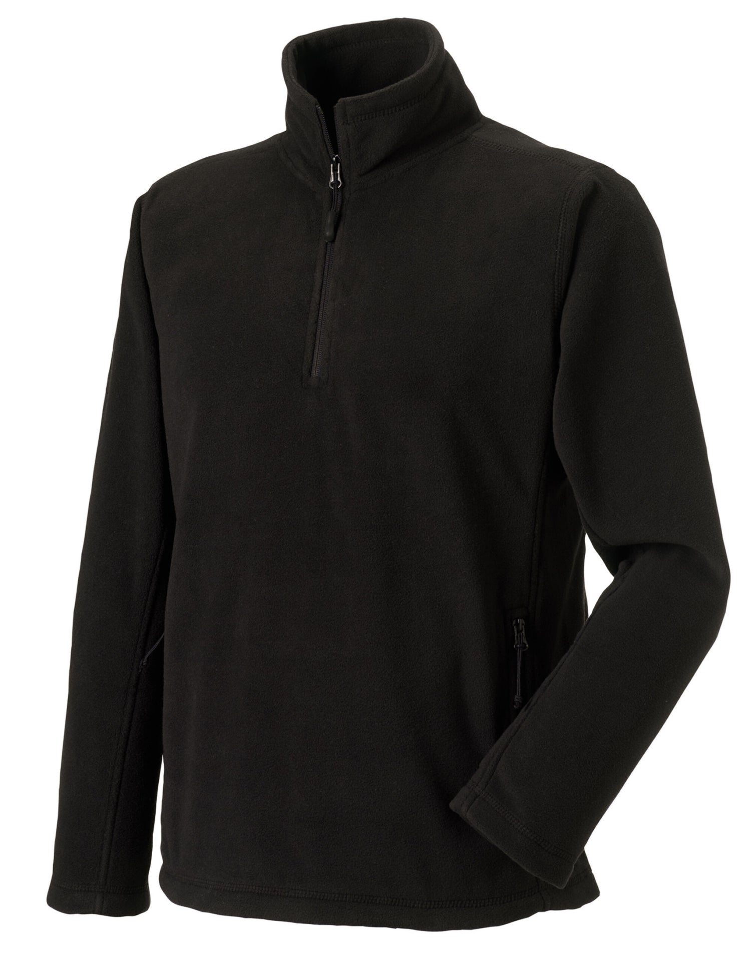 Russell 1/4 Zip Outdoor Fleece 874M - Black - Customisable