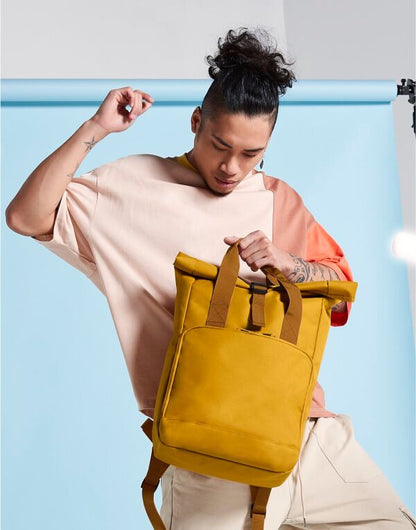 Bagbase Twin Handle Roll-Top Backpack BG118 - - Customisable Bags