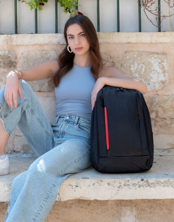 Shugon Kiel Urban Laptop Backpack sh5820 - Black Red O S - Customisable Bags