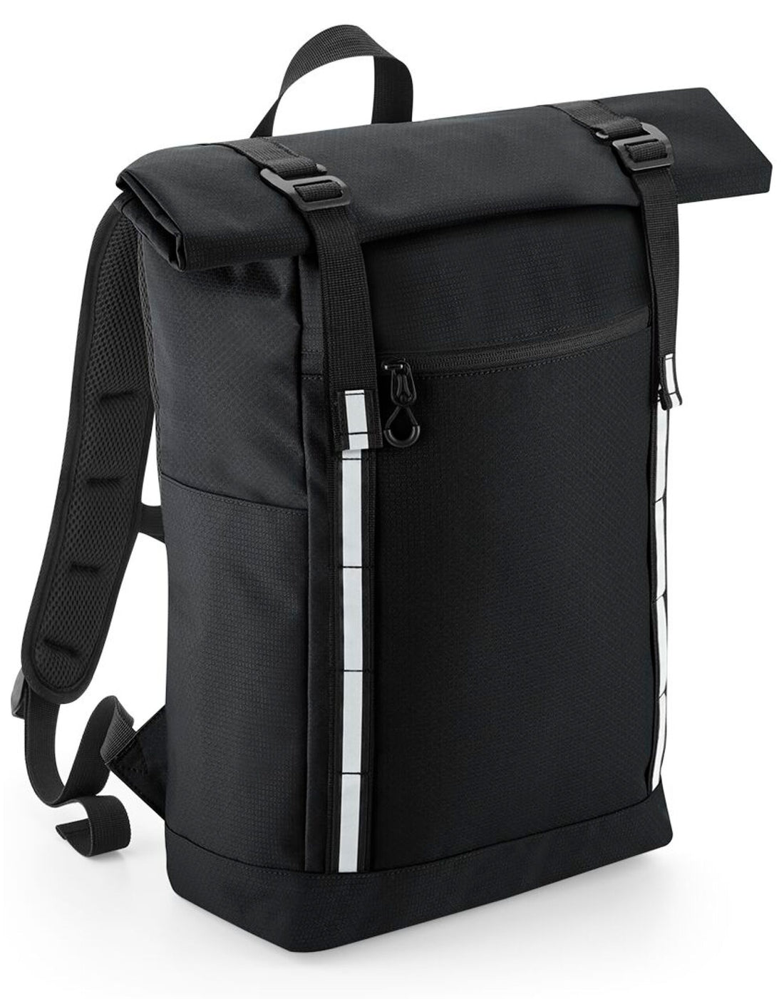 Quadra Urban Commute Backpack qd552 - Black O S - Customisable Bags