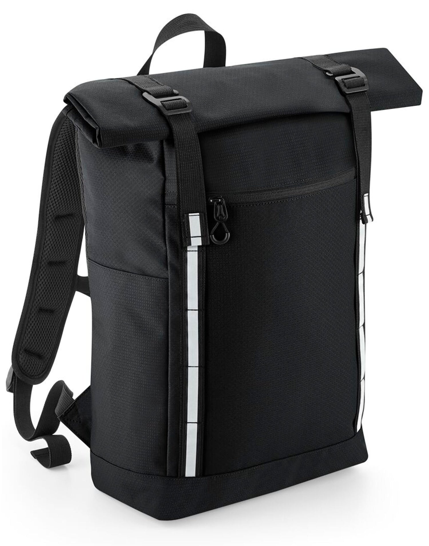 Quadra Urban Commute Backpack qd552 - Black O S - Customisable Bags