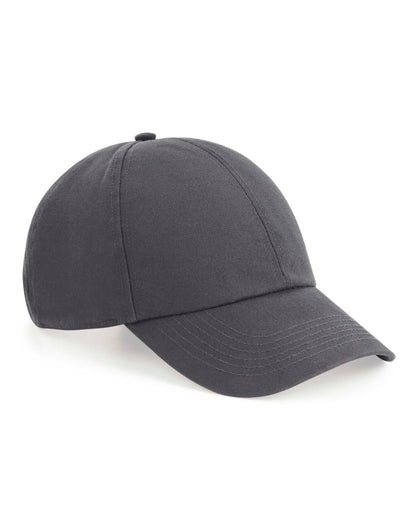Beechfield Organic Cotton Canvas Cap B54 - Graphite O S - Customisable Caps