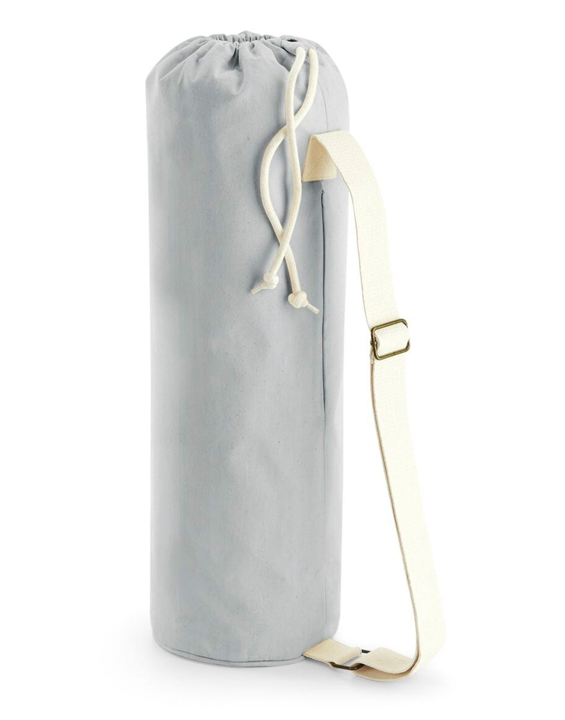 Westford Mill Organic Yoga Mat Bag w816 - Light Grey O S - Customisable Bags