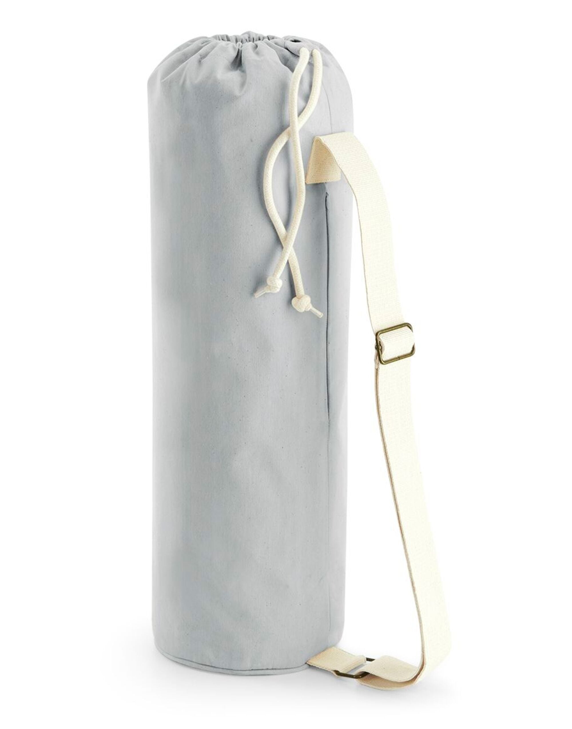 Westford Mill Organic Yoga Mat Bag w816 - Light Grey O S - Customisable Bags