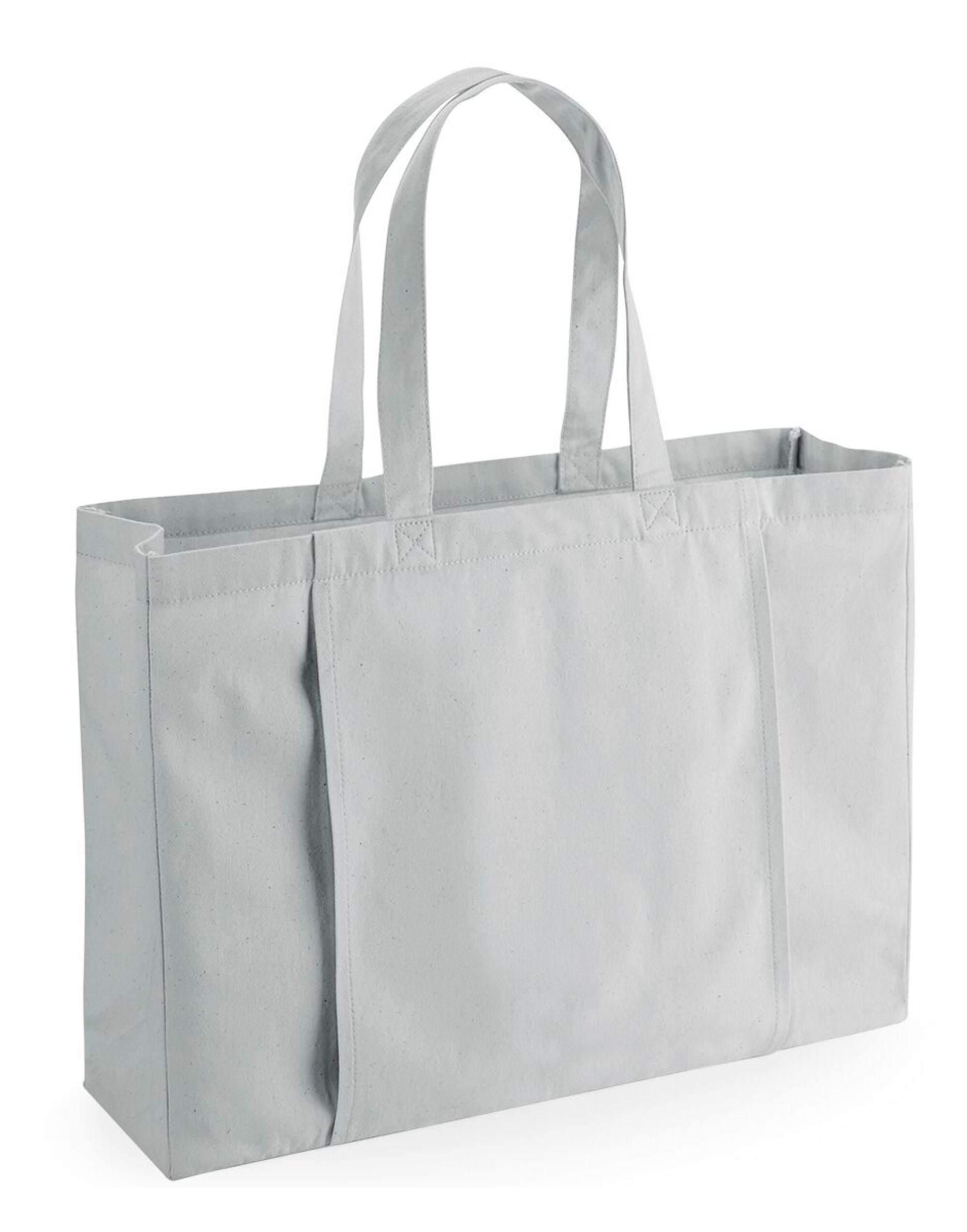 Westford Mill Organic Yoga Tote Bag w818 - Light Grey O S - Customisable Bags