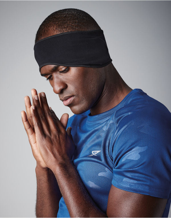 Beechfield Softshell Sport Tech Headband B316 - Graphite Grey O S - Customisable Headbands