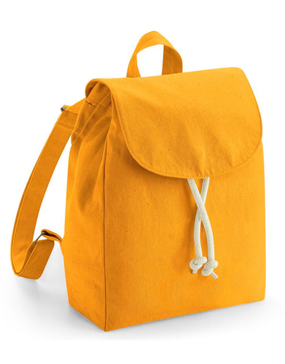 Westford Mill Organic Mini Rucksack w881 - Amber O S - Customisable Bags