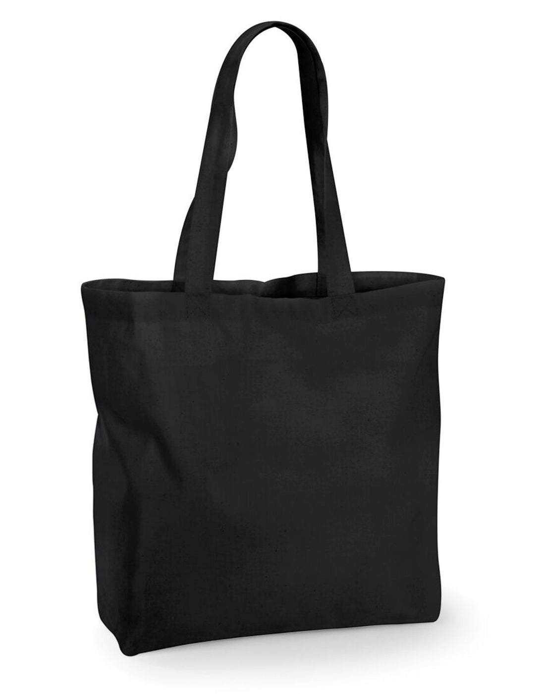 Westford Mill Recycled Cotton Maxi Tote w925 - Black O S - Customisable Bags