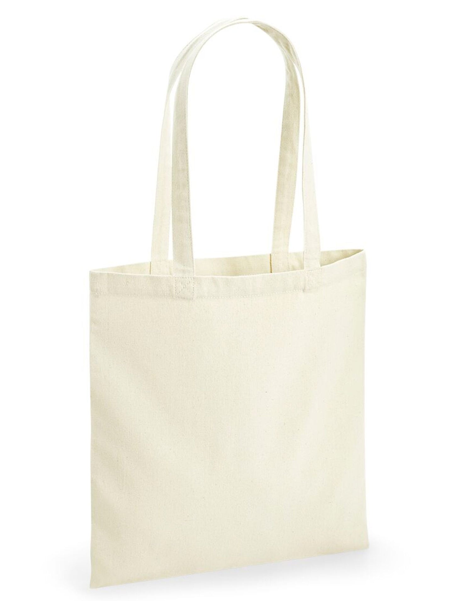 Westford Mill Revive Recycled Tote w961 - Natural O S - Customisable Bags