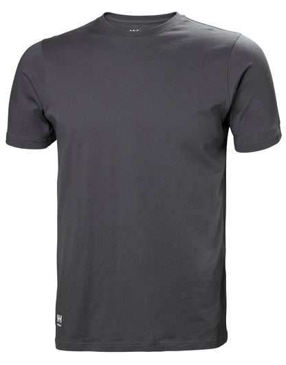 Helly Hansen Manchester Tee 79161 - Dark Grey - Customisable T-Shirts