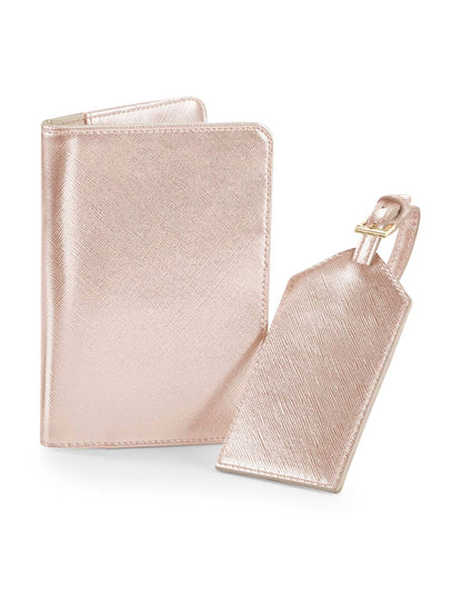Bagbase Boutique Travel Set bg755 - Rose Gold O S - Customisable Bags