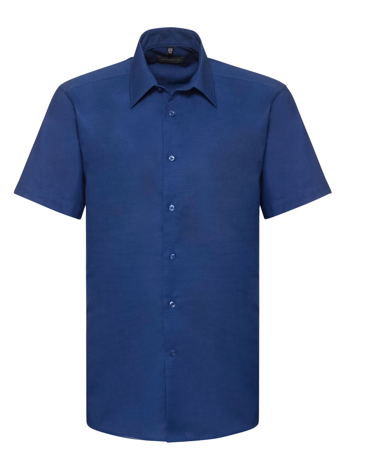 Russell Collection Mens SS Tailor Oxford 923M - Bright Royal - Customisable Shirts