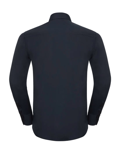 Russell Collection Mens LS Tailor Poplin 924M - - Customisable Shirts