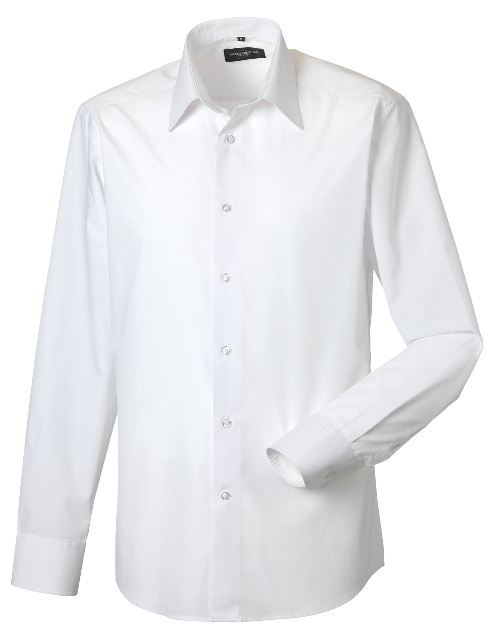 Russell Collection Mens LS Tailor Poplin 924M - - Customisable Shirts