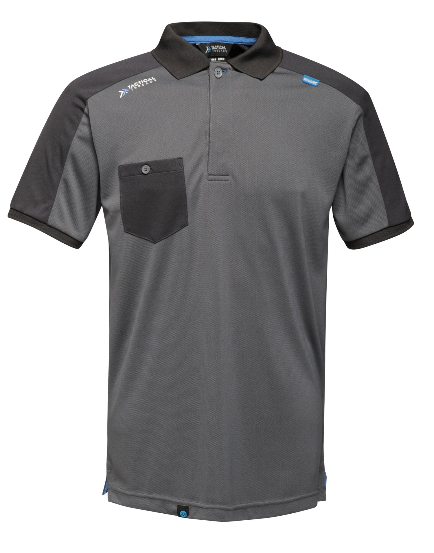 Tactical Threads Wicking Polo Shirt TRS167 - Seal Grey - Customisable Polos