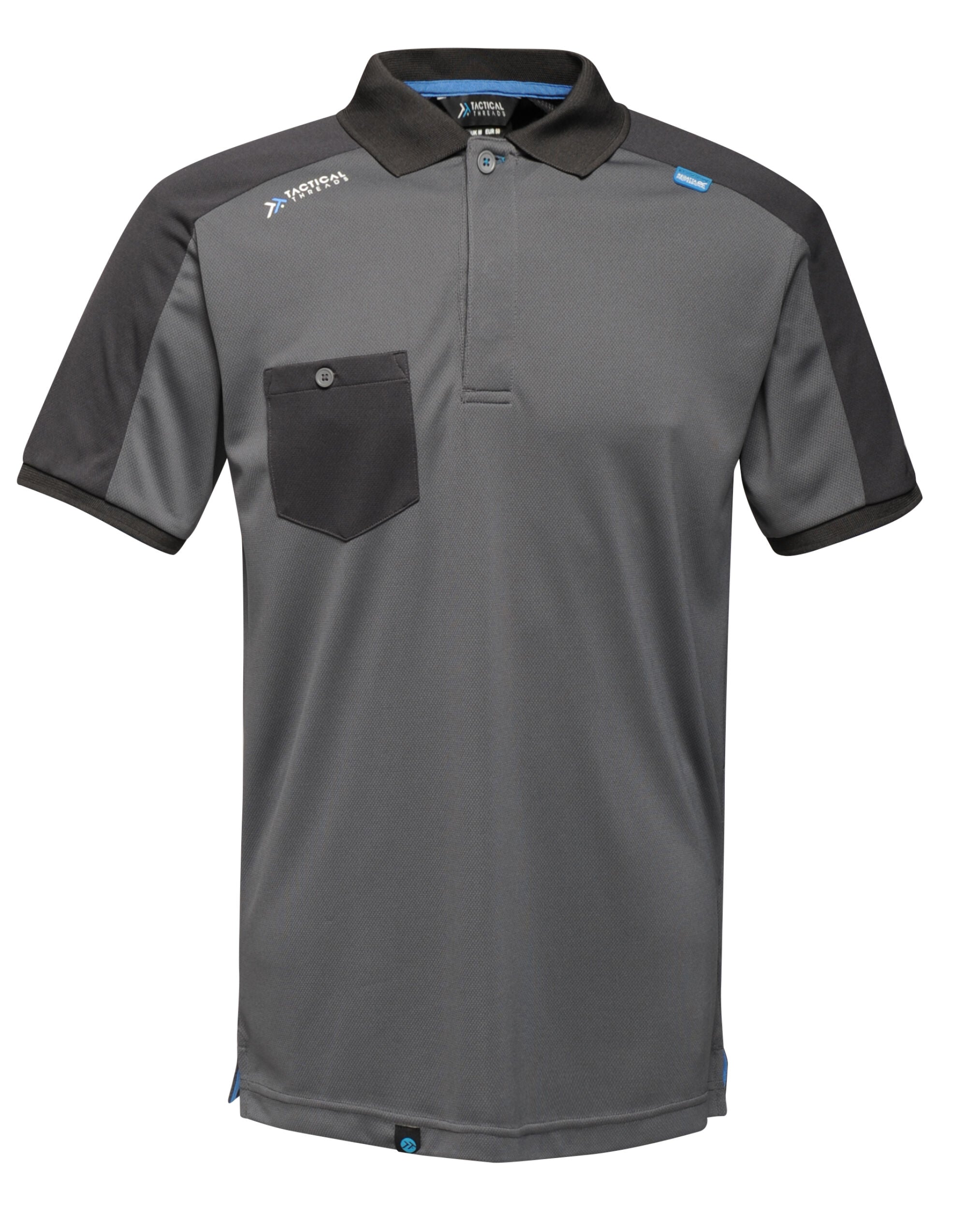 Tactical Threads Wicking Polo Shirt TRS167 - Seal Grey - Customisable Polos