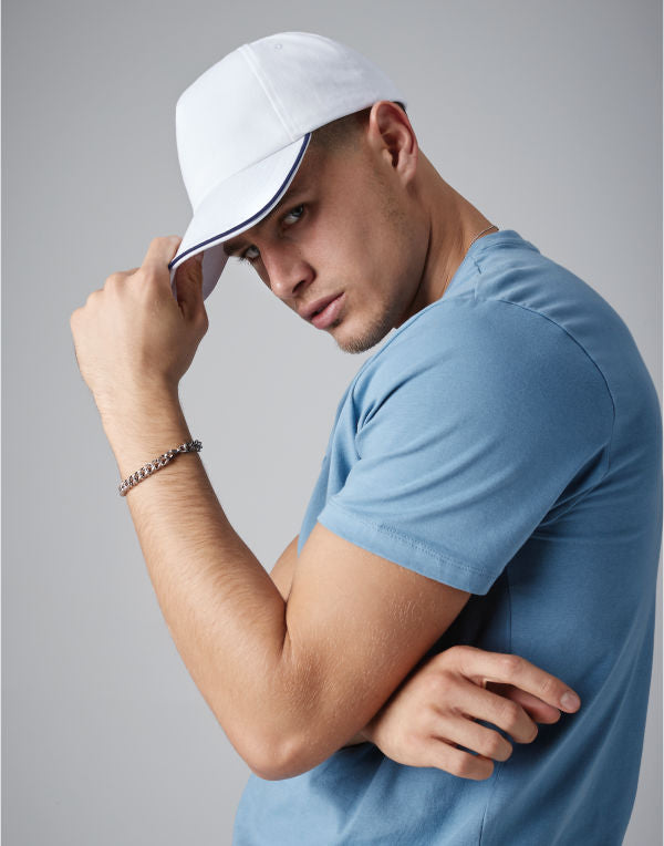 Beechfield Authentic 5 Panel Piped Peak B25C - - Customisable Caps