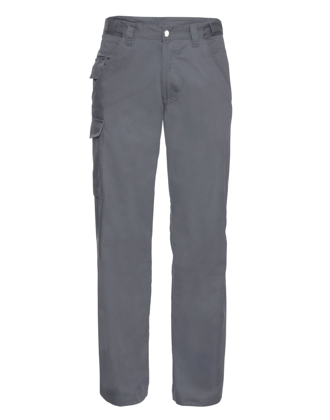 Russell Collection Russell Polycotton Twill Trousers Reg 001mr - Convoy Grey - Customisable Trousers