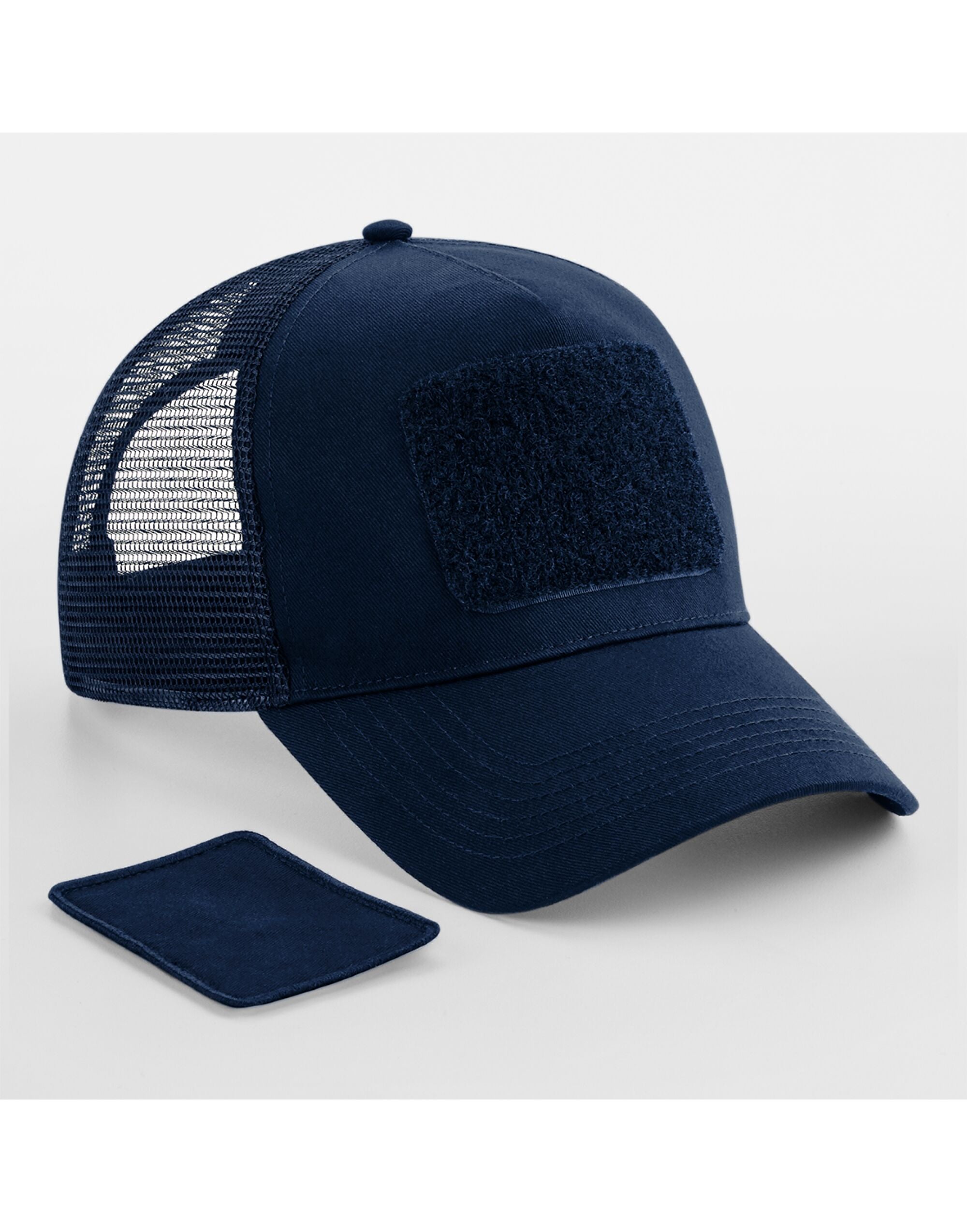 Beechfield Patch Snapback Trucker B641 - French Navy O S - Customisable Caps