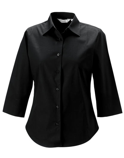 Russell Collection Lady 3/4 Stretch Shrt 946F - - Customisable Shirts