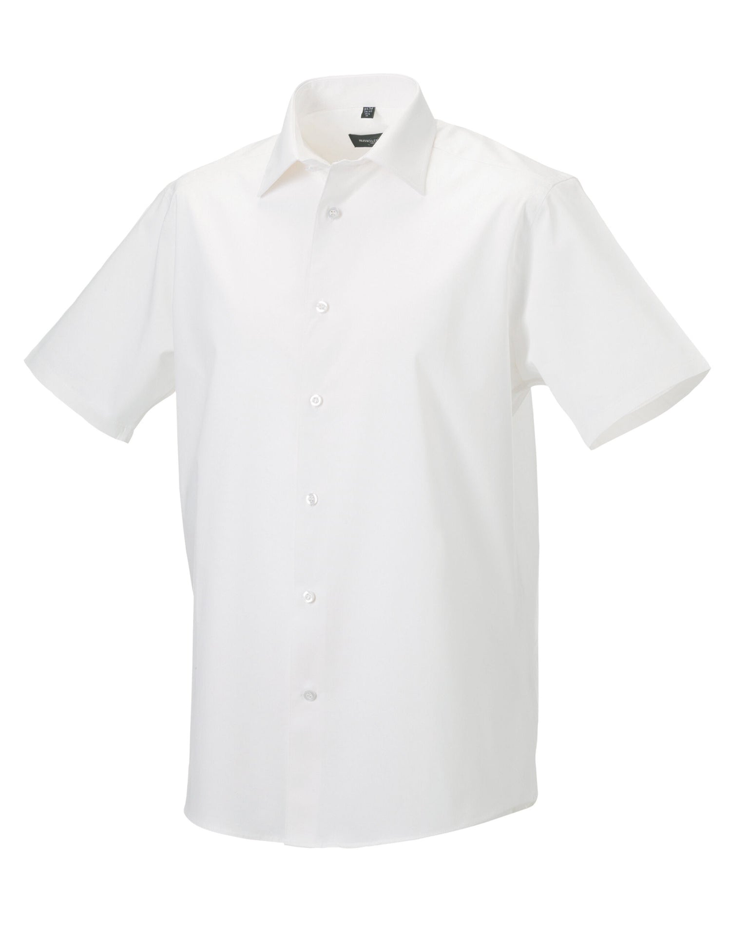 Russell Collection Mens SS Stretch Shirt 947M - White - Customisable Shirts
