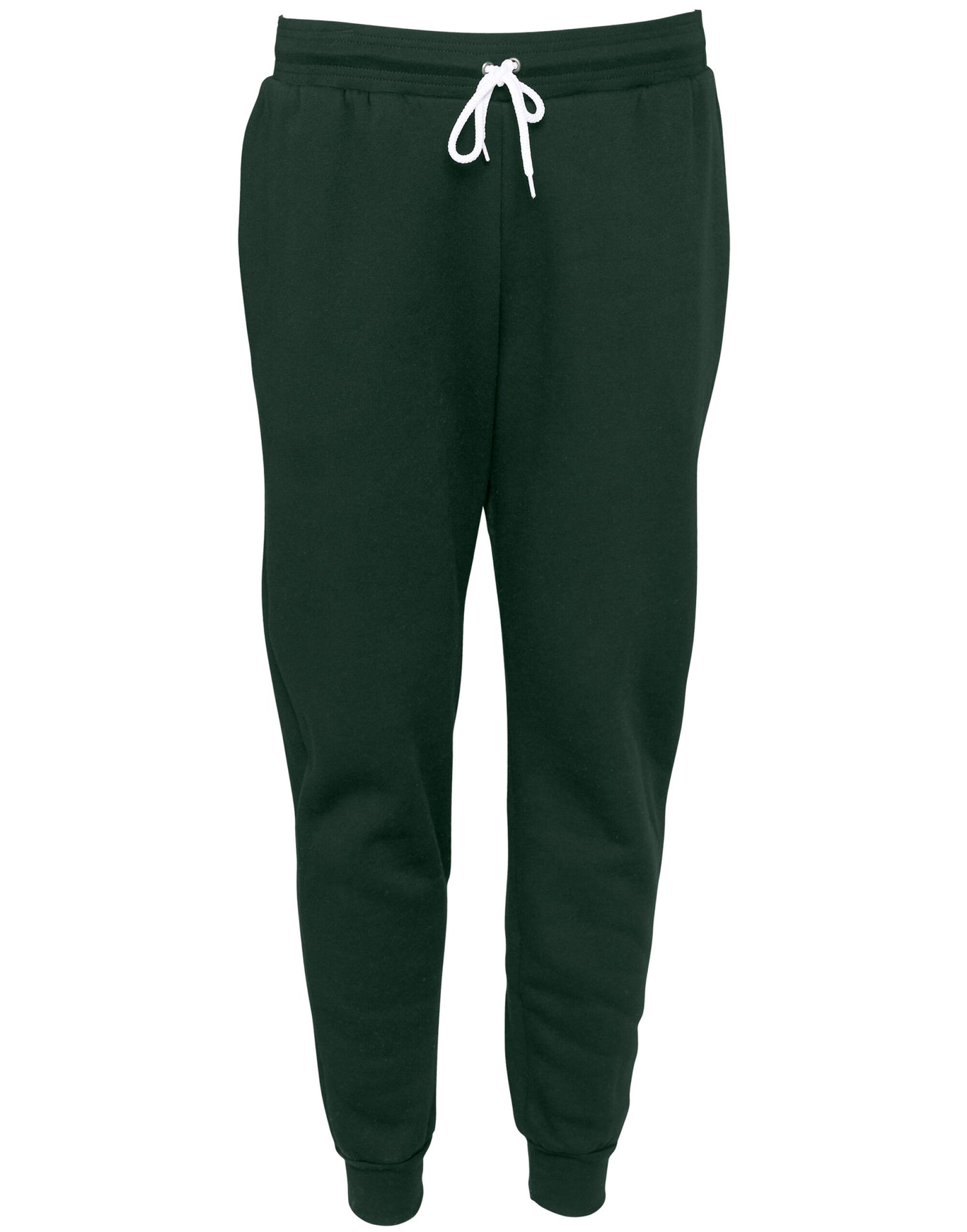 Bella Canvas Unisex Jogger Sweatpants ca3727 - Forest Green - Customisable Joggers