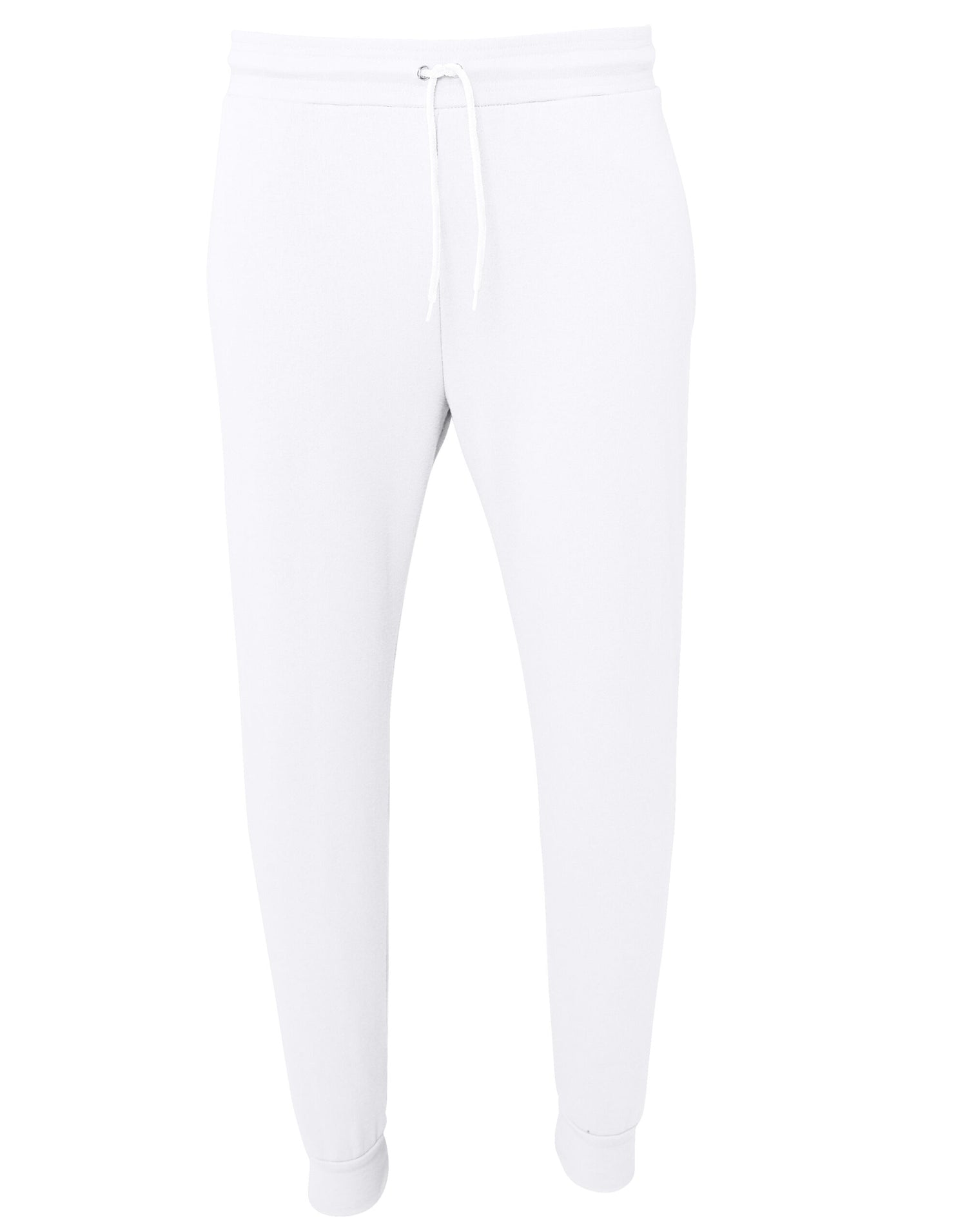 Bella Canvas Unisex Jogger Sweatpants ca3727 - White - Customisable Joggers