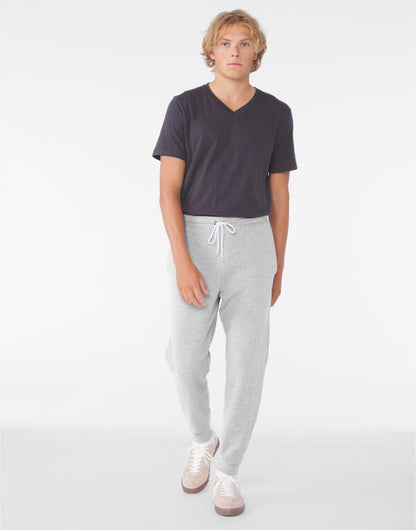 Bella Canvas Unisex Jogger Sweatpants ca3727 - Athletic Heather S - Customisable Joggers