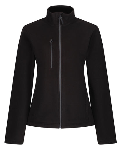 Regatta Honestly Made Honestly Made Ladies Recycled Fleece Jacket trf628 - Black - Customisable Outerwear