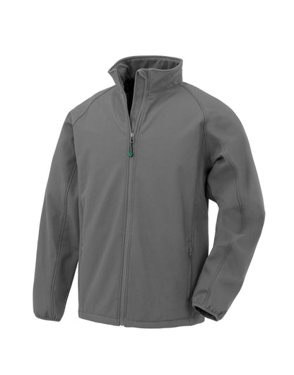 Result Recycled Mens Printable Softshell R901M - Workguard Grey - Customisable Jacket