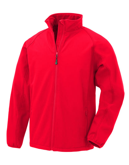 Result Recycled Mens Printable Softshell R901M - Red - Customisable Jacket