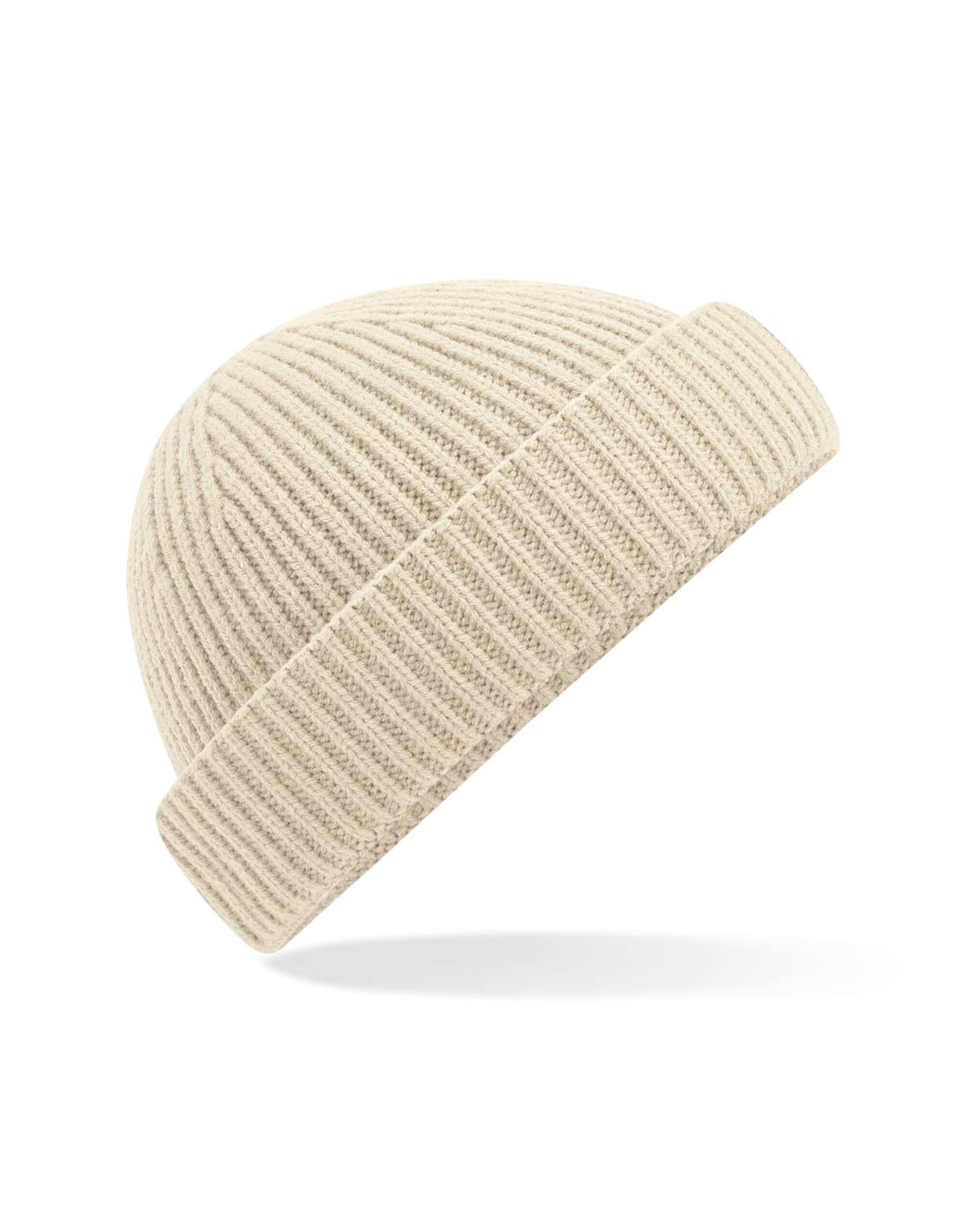 Beechfield Harbour Beanie B383R - Oatmeal O S - Customisable Beanies