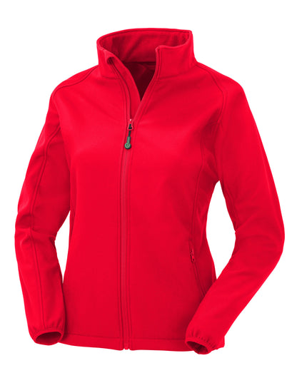 Result Reult Recycled Ladies Printable Softshel R901F - Red - Customisable Outerwear