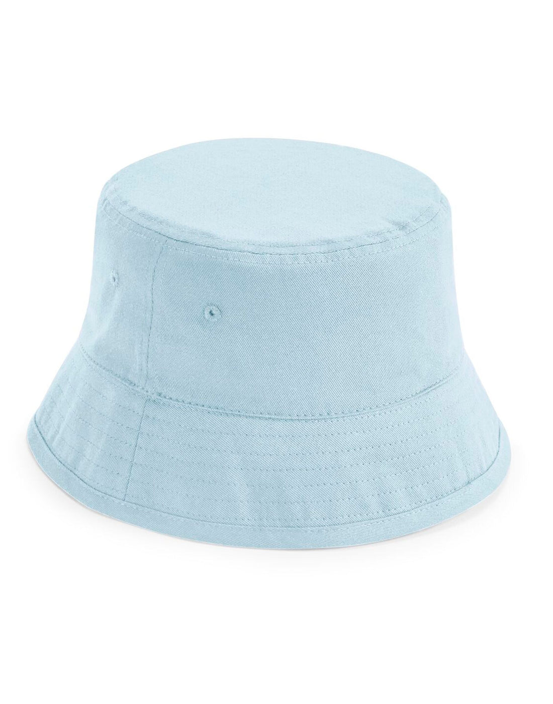 Beechfield Junoir Cotton Bucket Hat B90NB - Powder Blue - Customisable Hats