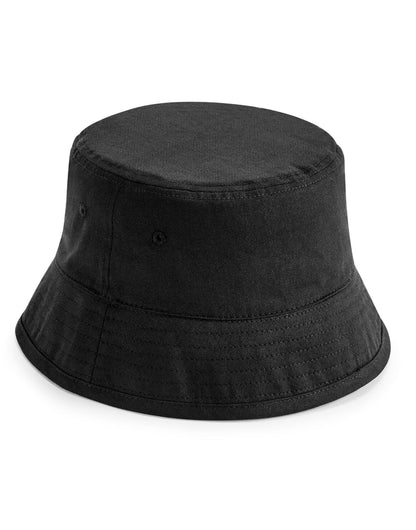 Beechfield Organic Cotton Bucket Hat B90N - Black - Customisable Hats