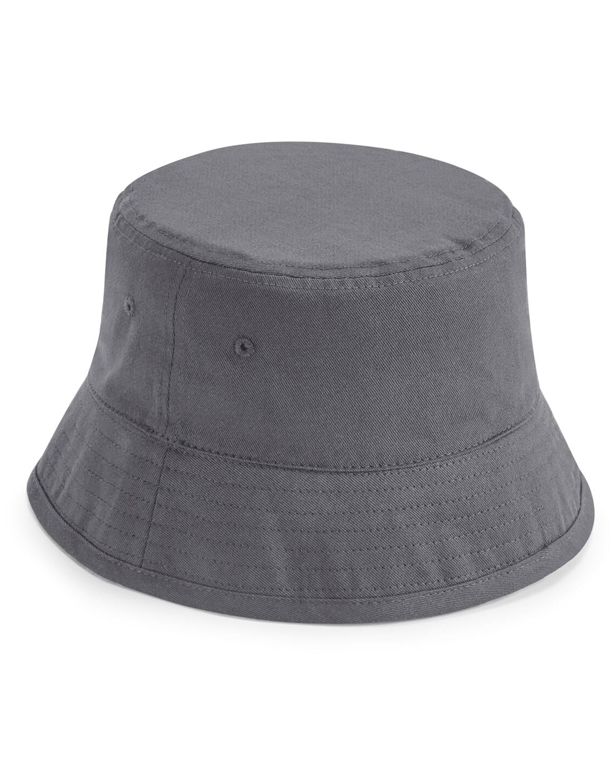 Beechfield Organic Cotton Bucket Hat B90N - Graphite Grey - Customisable Hats