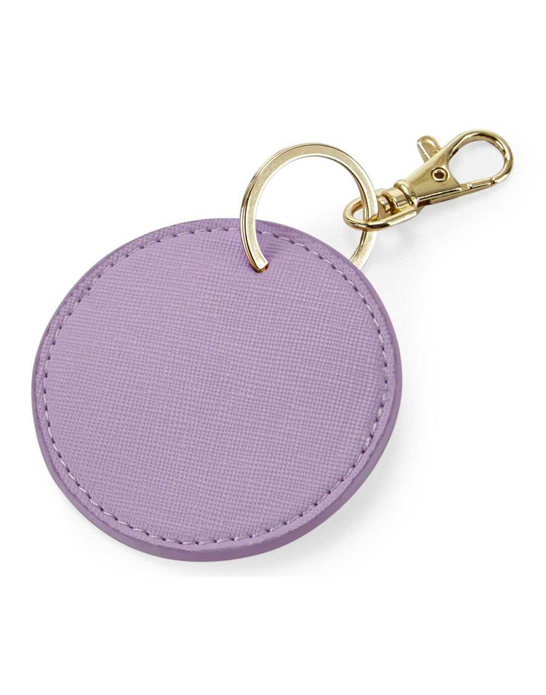 Bagbase Boutique Circular Key Clip bg745 - Lilac O S - Customisable Bags