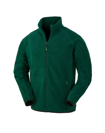 Result Recycled Unisex Fleece Jacket R903X - Forest Green - Customisable Jacket