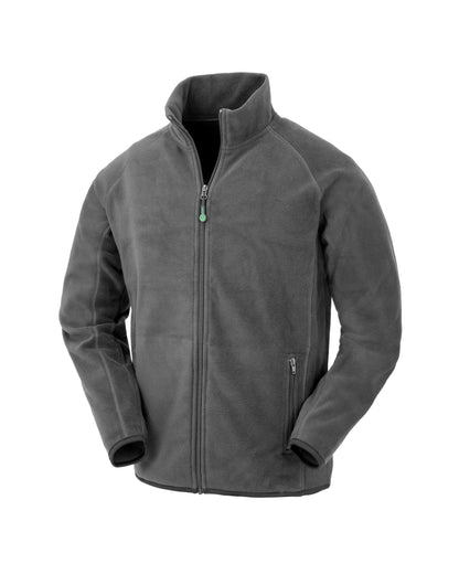 Result Recycled Unisex Fleece Jacket R903X - Grey - Customisable Jacket