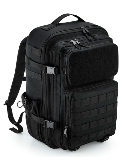 Bagbase Molle Tactical 35L Backpack bg850 - Black O S - Customisable Bags