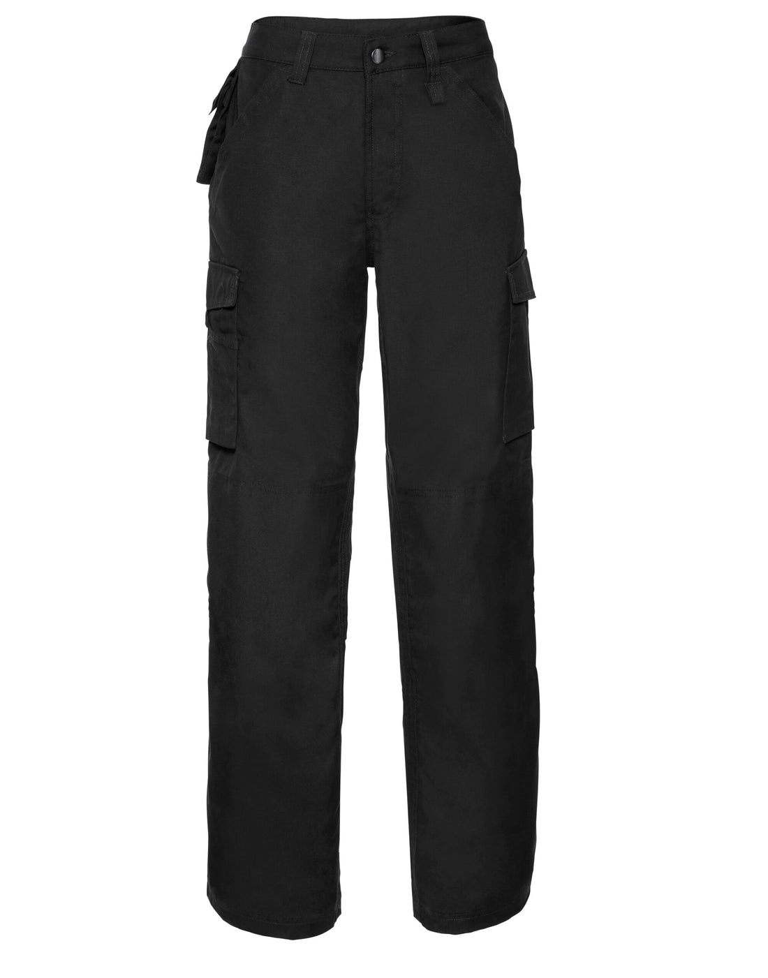 Russell Collection Russell Heavy Duty WWear Trousers Reg 015mr - Black - Customisable Trousers