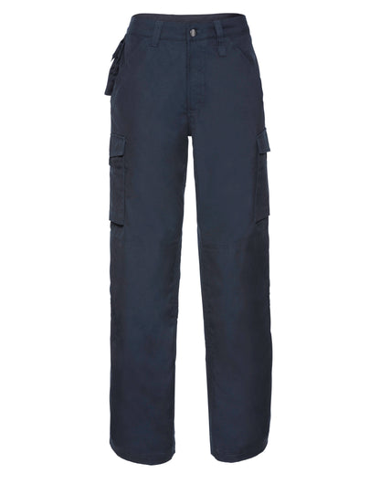 Russell Collection Russell Heavy Duty WWear Trousers Reg 015mr - French Navy - Customisable Trousers