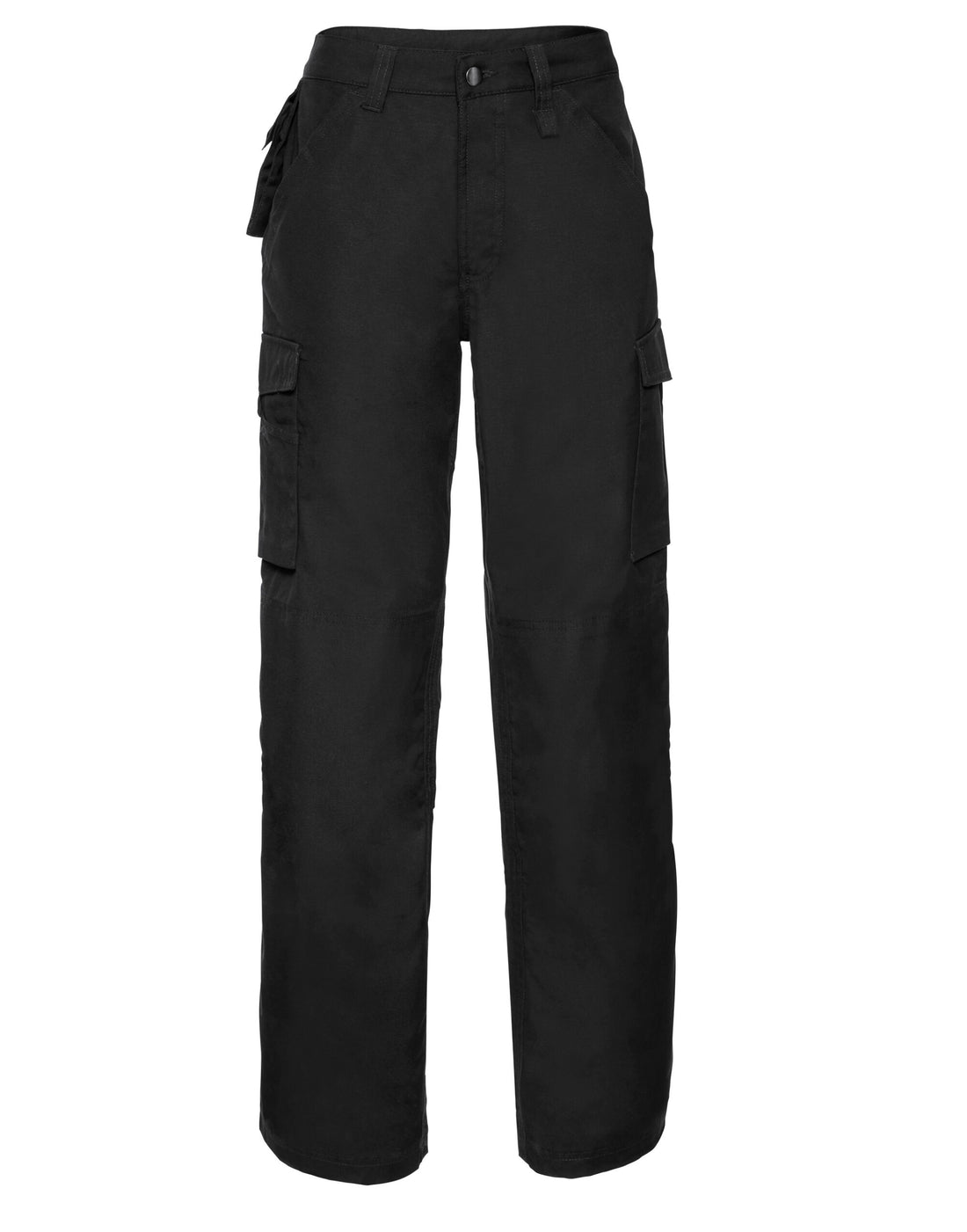 Russell Collection Russell Heavy Duty WWear Trousers Tall 015mt - Black - Customisable Trousers