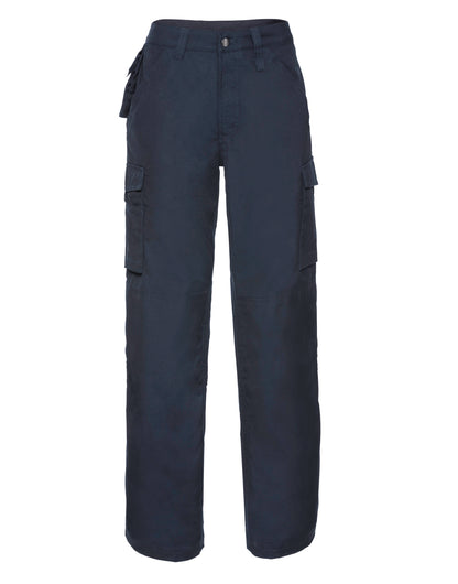 Russell Collection Russell Heavy Duty WWear Trousers Tall 015mt - French Navy - Customisable Trousers