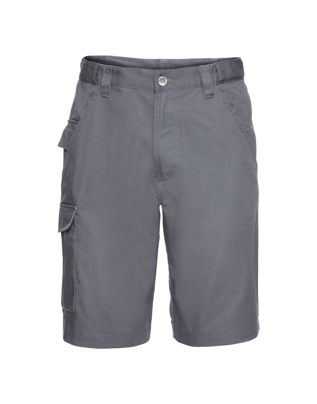 Russell Collection Russell Polycotton Twill Shorts 002m - Convoy Grey - Customisable Shorts